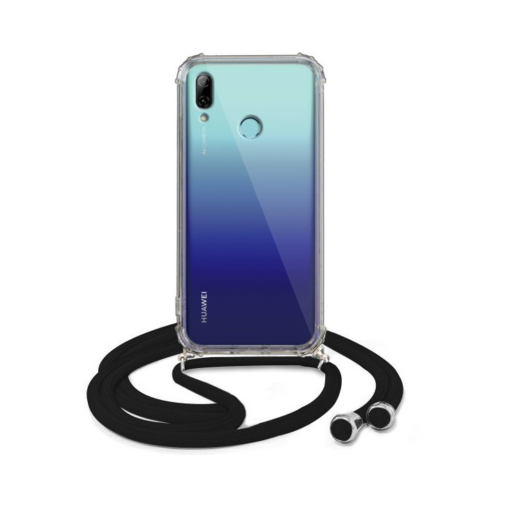 Crossbody Etui do HUAWEI P SMART 2019 Ochronne Czarny Sznurek