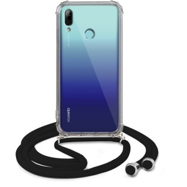 Crossbody Etui do HUAWEI P SMART 2019 Ochronne Czarny Sznurek