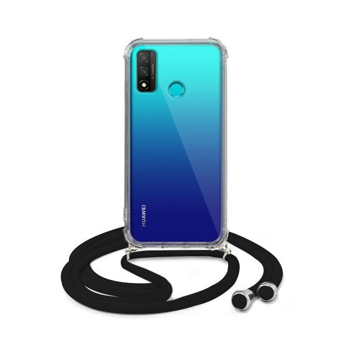 Crossbody Etui do HUAWEI P SMART 2020  Ochronne Czarny Sznurek