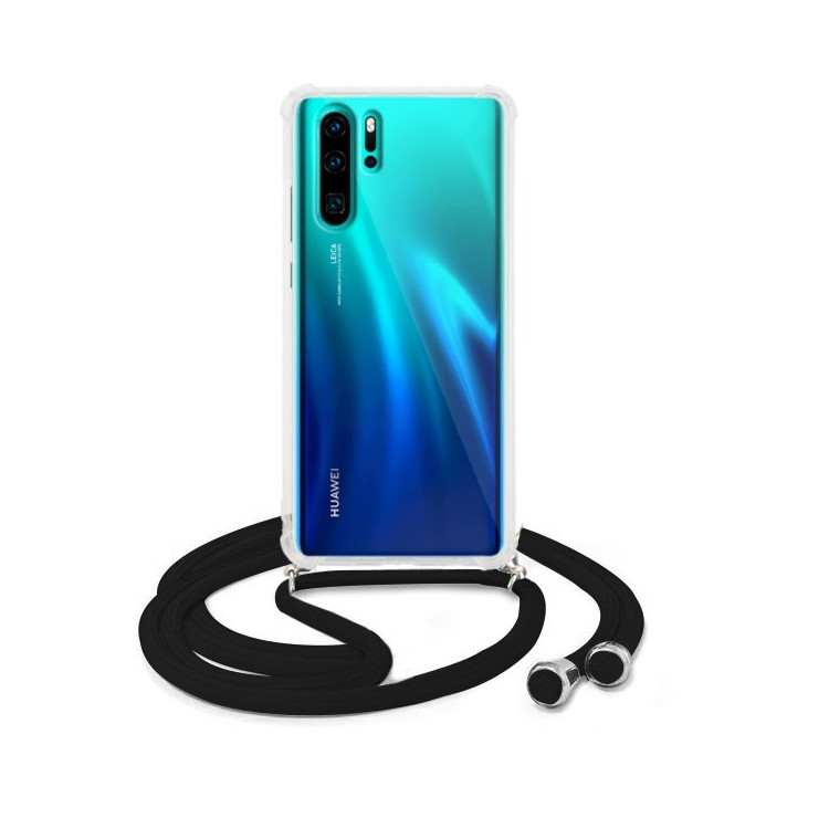 Crossbody Etui do HUAWEI P30 PRO Ochronne Czarny Sznurek