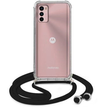 Crossbody Etui do MOTOROLA MOTO G42 Ochronne Czarny Sznurek