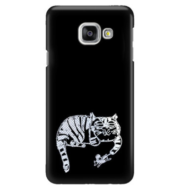 NEON SILVER ETUI NA TELEFON SAMSUNG GALAXY A3 2016 A310 CZARN NEON ZLZ149