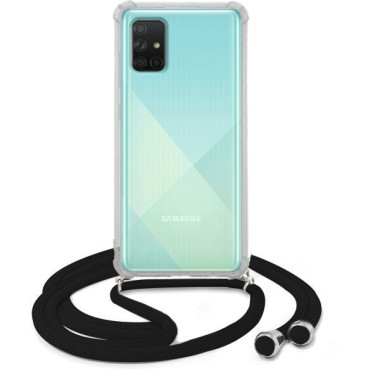 Crossbody Etui do SAMSUNG GALAXY A71 Ochronne Czarny Sznurek