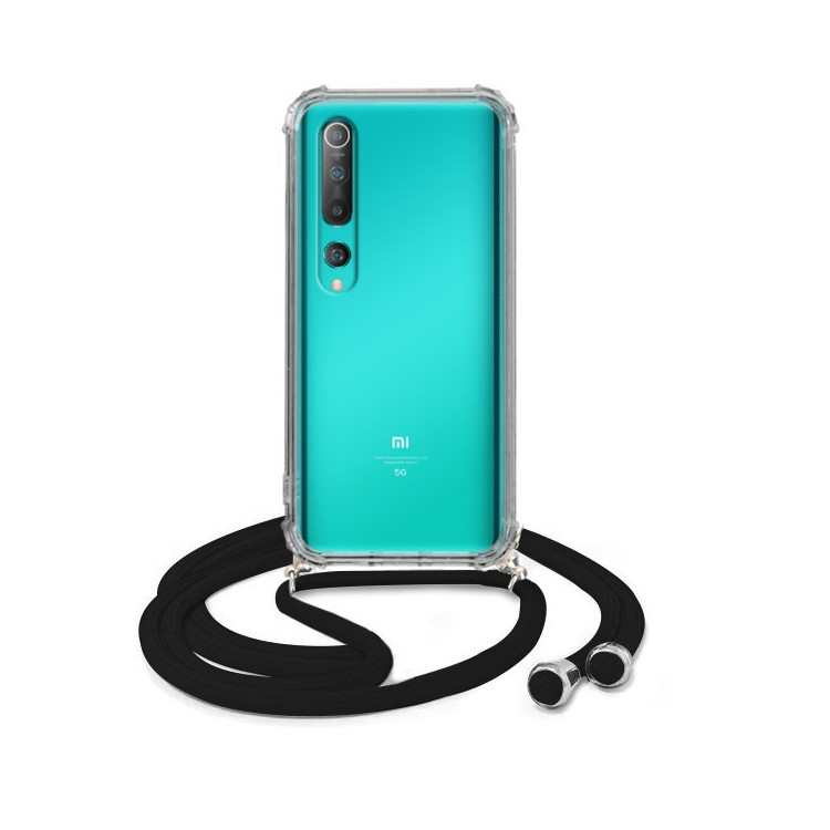 Etui Crossbody z Czarnym Sznurkiem do XIAOMI Mi 10 / Mi 10 PRO Ochronne Modny Dodatek