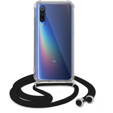 Crossbody Etui do XIAOMI MI 9 Ochronne Czarny Sznurek