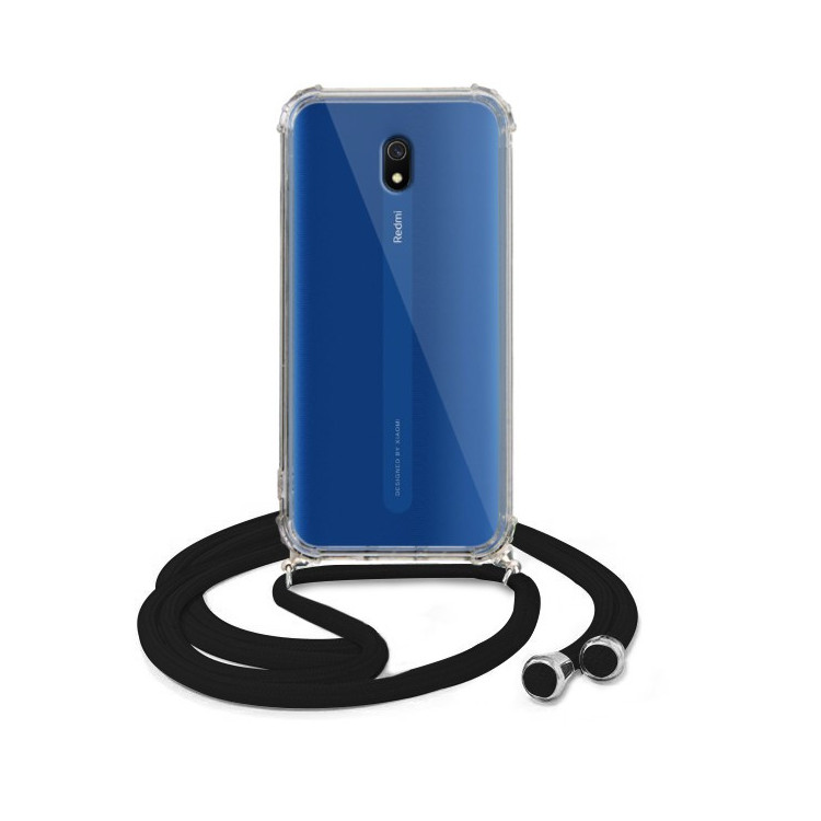 Crossbody Etui do XIAOMI REDMI 8A Ochronne Czarny Sznurek