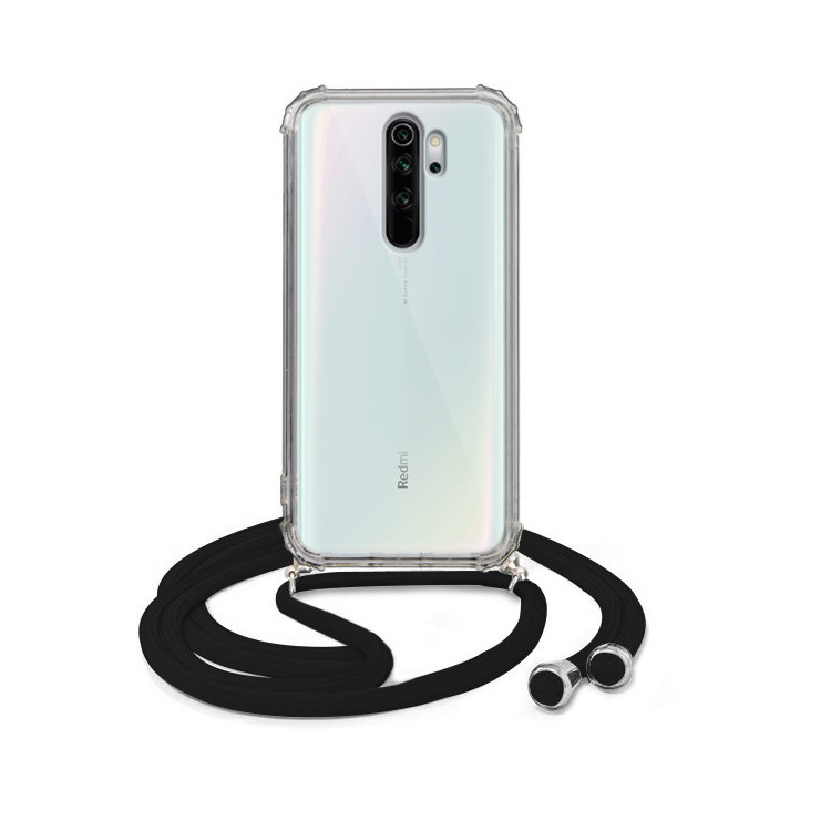 Crossbody Etui do XIAOMI REDMI NOTE 8 PRO Ochronne Czarny Sznurek