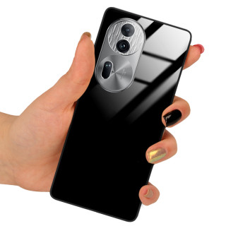 Etui Black Case Glass do Telefonu OPPO RENO 11 PRO 5G Czarne