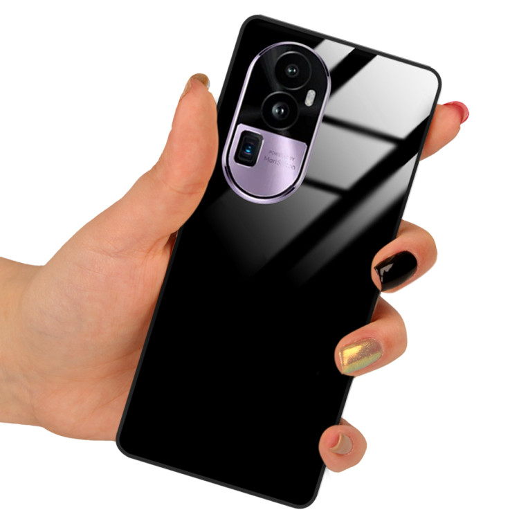 Etui Black Case Glass do Telefonu OPPO RENO 10 PRO PLUS Czarne