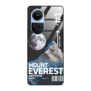 Etui Black Case Glass do OPPO RENO 10 5G Szczyty Świata ST_TCL-100 Mount Everest