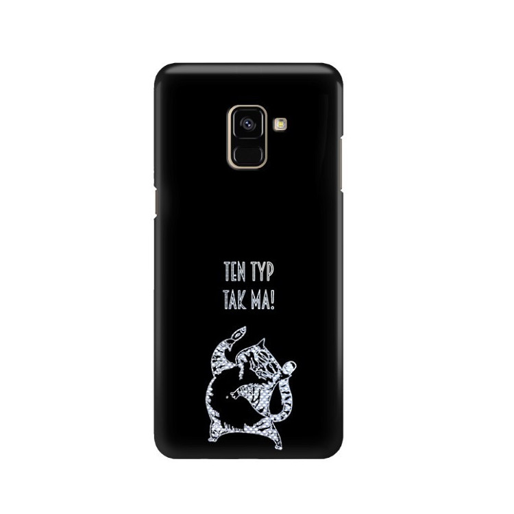 NEON SILVER ETUI NA TELEFON SAMSUNG GALAXY A7 2018 A8 PLUS A750 MIENIĄCE SIĘ ZLZ100