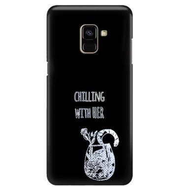 NEON SILVER ETUI NA TELEFON SAMSUNG GALAXY A7 2018 A8 PLUS A750 MIENIĄCE SIĘ ZLZ106