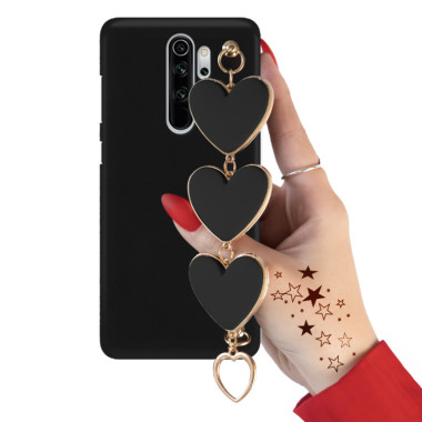 Etui Smooth Czarne Duże Serca Blink 112 do Telefonu XIAOMI REDMI NOTE 8 PRO CZARNY