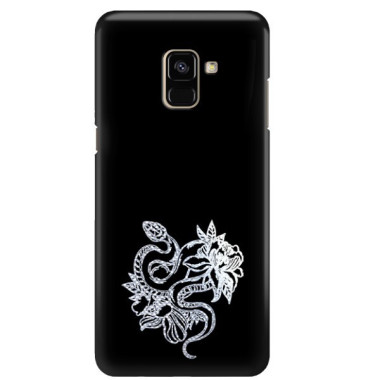 NEON SILVER ETUI NA TELEFON SAMSUNG GALAXY A7 2018 A8 PLUS A750 MIENIĄCE SIĘ ZLZ129
