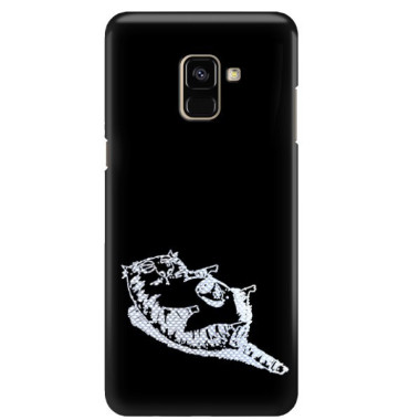 NEON SILVER ETUI NA TELEFON SAMSUNG GALAXY A7 2018 A8 PLUS A750 MIENIĄCE SIĘ ZLZ150