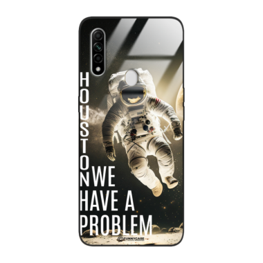 Etui Black Case Glass do OPPO A31/A8 2020  Kosmiczne Astronauci Space ST_MOS102