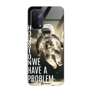Etui Black Case Glass do OPPO A93 5G Kosmiczne Astronauci...