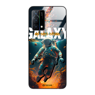 Etui Black Case Glass do OPPO K9 Kosmiczne Astronauci Space ST_MOS100