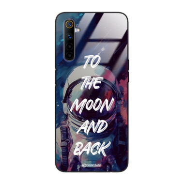 Etui Black Case Glass do REALME 6 Kosmiczne Astronauci Space ST_MOS104