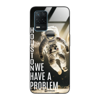 Etui Black Case Glass do REALME 8 5G/V13 5G Kosmiczne Astronauci Space ST_MOS102