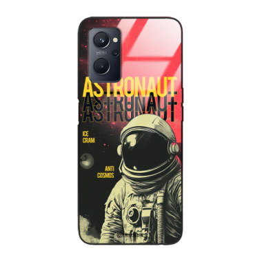 Etui Black Case Glass do REALME 9i Kosmiczne Astronauci Space ST_MOS106