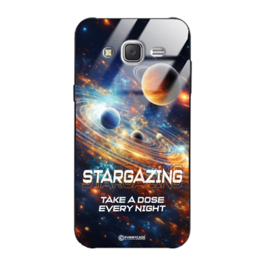 Etui Black Case Glass do SAMSUNG J5 2016 Kosmiczne Astronauci Space ST_MOS107