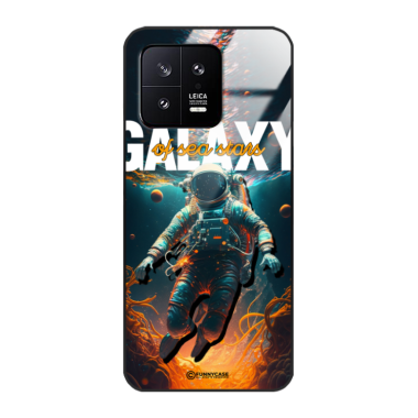 Etui Black Case Glass do XIAOMI 13 Kosmiczne Astronauci Space ST_MOS100