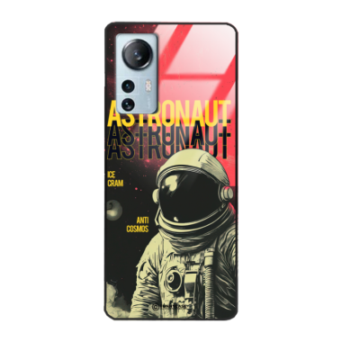 Etui Black Case Glass do XIAOMI Mi 12 LITE Kosmiczne Astronauci Space ST_MOS106