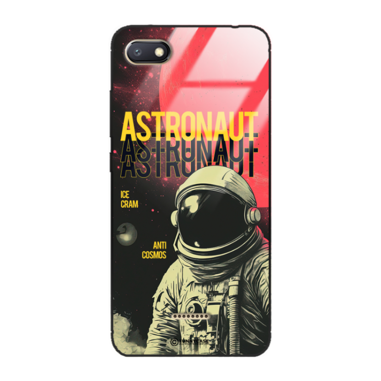 Etui Black Case Glass do XIAOMI REDMI 6A Kosmiczne Astronauci Space ST_MOS106