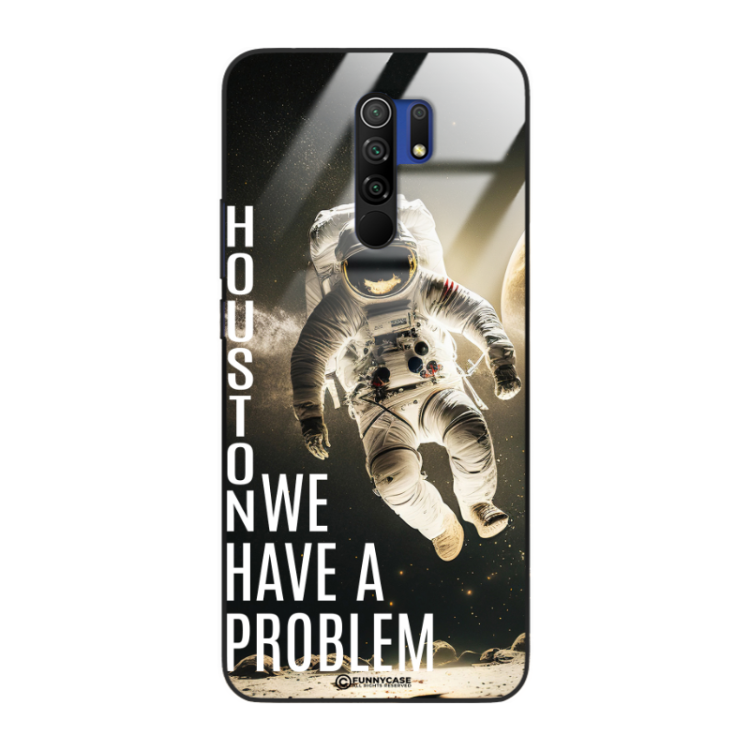 Etui Black Case Glass do XIAOMI REDMI 9 Kosmiczne Astronauci Space ST_MOS102