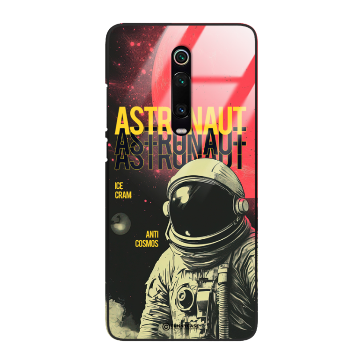 Etui Black Case Glass do XIAOMI REDMI K20 Mi 9T Kosmiczne Astronauci Space ST_MOS106