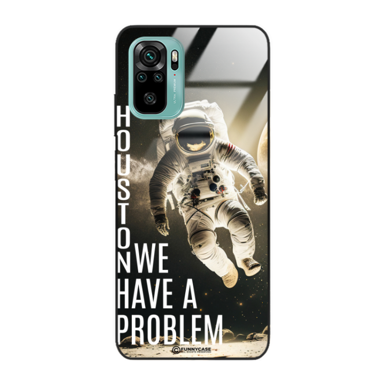 Etui Black Case Glass do XIAOMI REDMI NOTE 10 4G/ 10s Kosmiczne Astronauci Space ST_MOS102