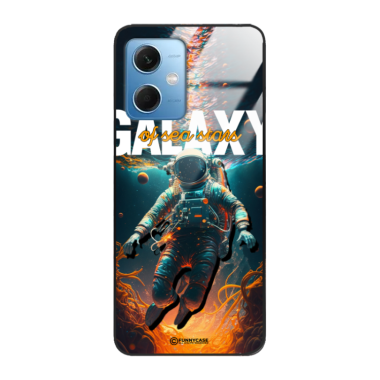 Etui Black Case Glass do XIAOMI REDMI NOTE 12 5G Kosmiczne Astronauci Space ST_MOS100