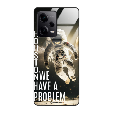 Etui Black Case Glass do XIAOMI REDMI NOTE 12 PRO+ 5G Kosmiczne Astronauci Space ST_MOS102