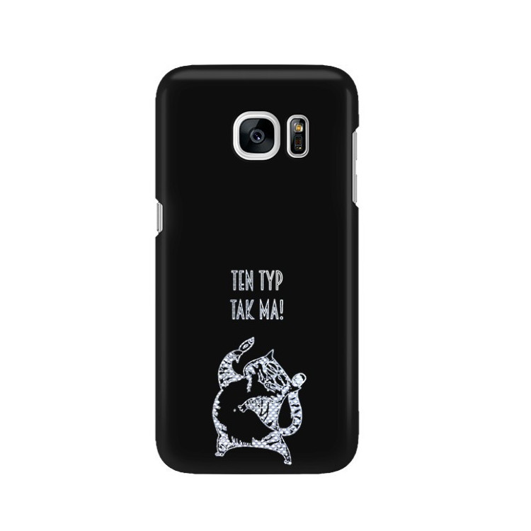 NEON SILVER ETUI NA TELEFON SAMSUNG GALAXY S7 G930 MIENIĄCE SIĘ ZLZ100