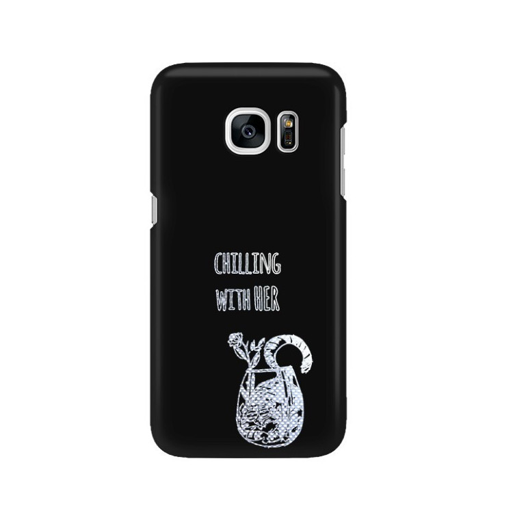 NEON SILVER ETUI NA TELEFON SAMSUNG GALAXY S7 G930 MIENIĄCE SIĘ ZLZ106