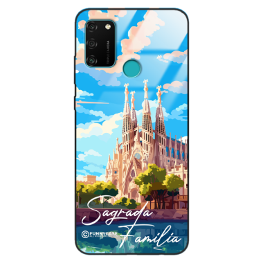 Etui Black Case Glass do HUAWEI HONOR 9A SUMMER PARADISE ST_PAR100