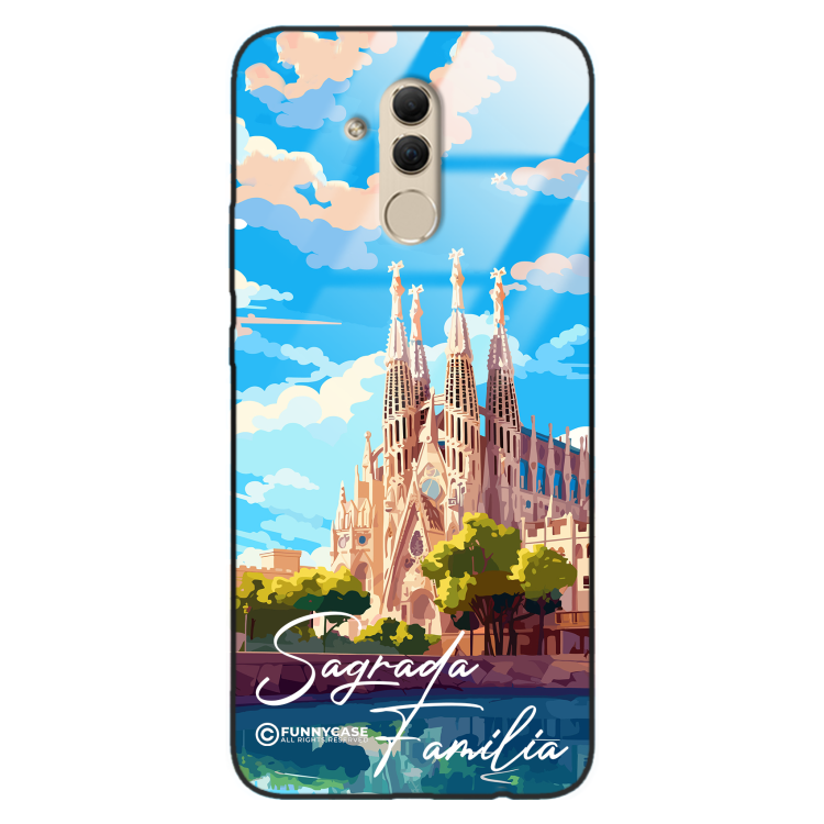 Etui Black Case Glass do HUAWEI MATE 20 LITE SUMMER PARADISE ST_PAR100