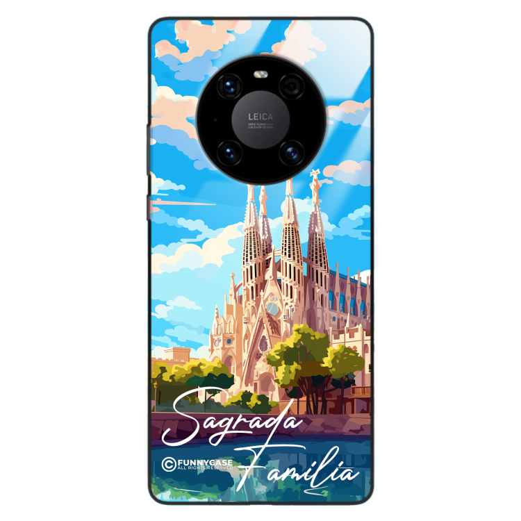 Etui Black Case Glass do HUAWEI MATE 40 PRO SUMMER PARADISE ST_PAR100