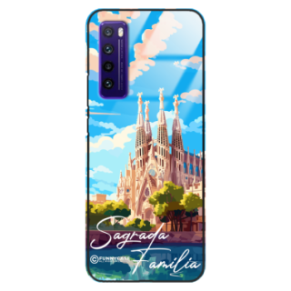 Etui Black Case Glass do HUAWEI NOVA 7 SUMMER PARADISE ST_PAR100