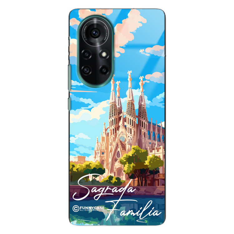 Etui Black Case Glass do HUAWEI NOVA 8 SUMMER PARADISE ST_PAR100