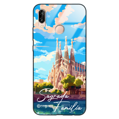 Etui Black Case Glass do HUAWEI P20 LITE SUMMER PARADISE ST_PAR100