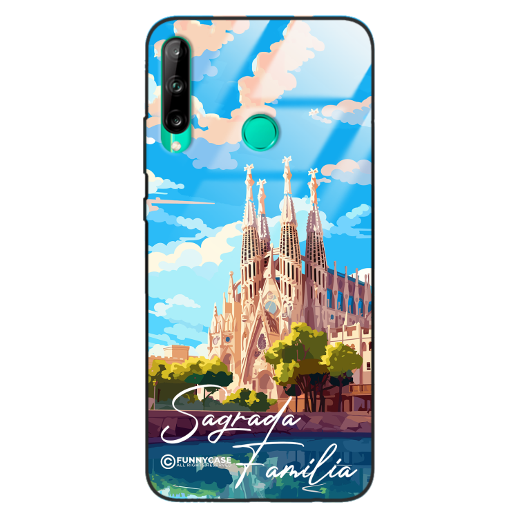 Etui Black Case Glass do HUAWEI P40 LITE E SUMMER PARADISE ST_PAR100