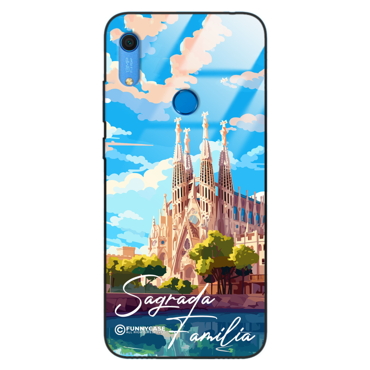 Etui Black Case Glass do HUAWEI Y6S SUMMER PARADISE ST_PAR100