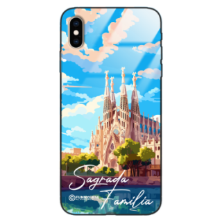 Etui Black Case Glass do IPHONE XS MAX SUMMER PARADISE ST_PAR100