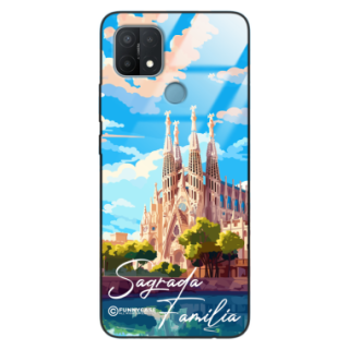 Etui Black Case Glass do OPPO A15 SUMMER PARADISE ST_PAR100