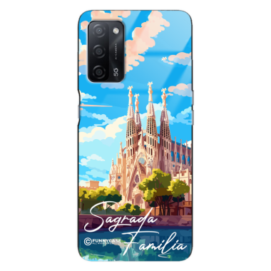 Etui Black Case Glass do OPPO A55 SUMMER PARADISE ST_PAR100