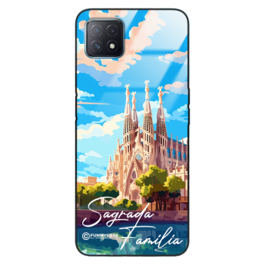 Etui Black Case Glass do OPPO A72 5G SUMMER PARADISE ST_PAR100