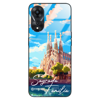 Etui Black Case Glass do OPPO A78 5G SUMMER PARADISE ST_PAR100