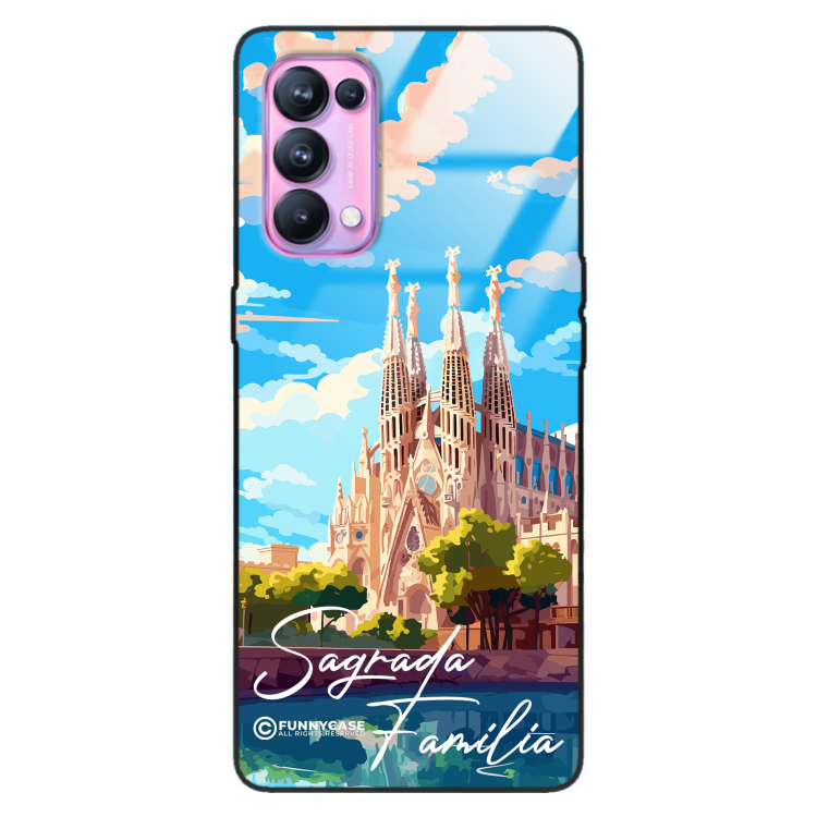 Etui Black Case Glass do OPPO RENO 5 PRO 5G SUMMER PARADISE ST_PAR100